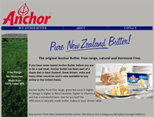 Tablet Screenshot of anchorbutterusa.com